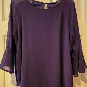 Elegant Purple Women's Top